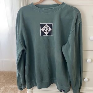 Oversized graphic crewneck
